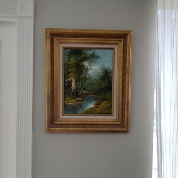 Vintage Oil Paintinglandscape signed W.Smith